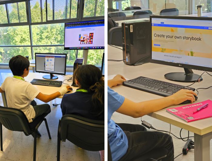 Estudiantes de Penta UCrealizan actividades educativas con la aplicación "My Sorybook"