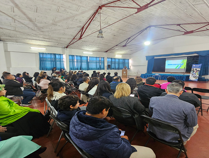 Ceremonia de bienvenida estudiantes Quinta Normal. 